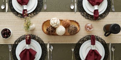 Image showing 9 th DII Variegated Fringe Table Runner