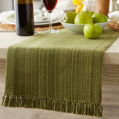 Image showing 9 th DII Variegated Fringe Table Runner