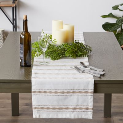 Image showing 4 th DII Zig-Zag Dobby Stable Runneripe Table Runner
