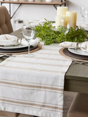 Image showing 8 th DII Zig-Zag Dobby Stable Runneripe Table Runner