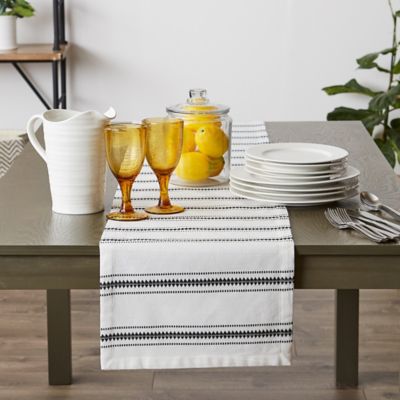 Image showing  Zig-Zag Dobby Stable Runneripe Table Runner