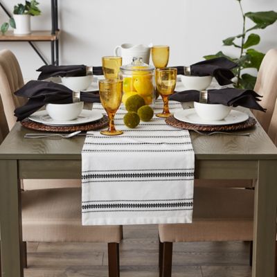 Image showing 4 th DII Zig-Zag Dobby Stable Runneripe Table Runner