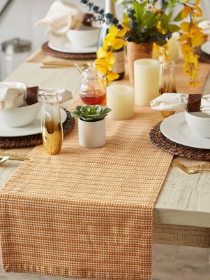 DII Gingham Table Runner