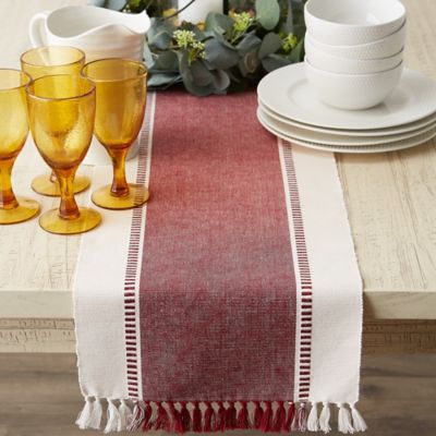 Image showing  Dobby Striped Table Runner