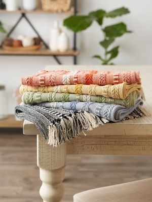 Image showing 8 th DII Braided Striped Table Runner