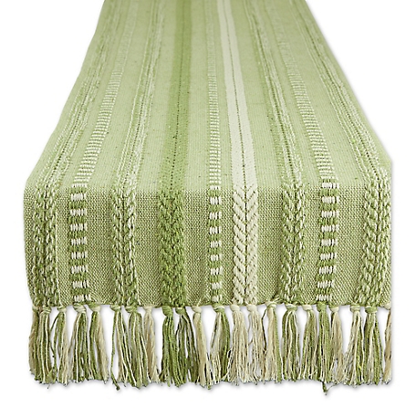 Zingz & Thingz Braided Striped Table Runner
