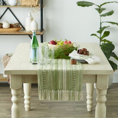 Image showing  Braided Striped Table Runner