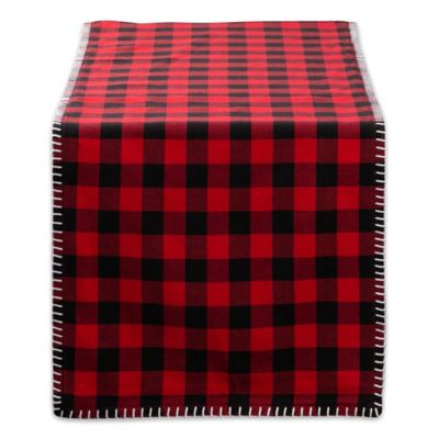 Design Imports Reversible Buffalo Check Tabletop Table Linen