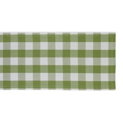 Image showing  Pink Buffalo Check Table Runner, 14 in. x 72 in., For Tables that Seat 4-6 People