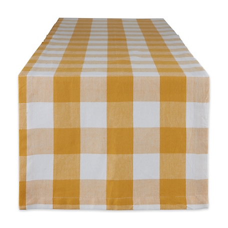 Zingz & Thingz Pink Buffalo Check Table Runner, 14 in. x 72 in., For Tables that Seat 4-6 People