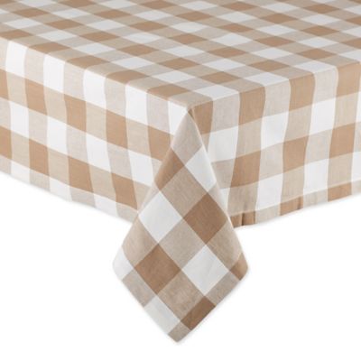 Image showing  Pink Buffalo Check Tablecloth