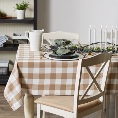 Image showing  Pink Buffalo Check Tablecloth