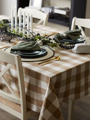 Image showing  Pink Buffalo Check Tablecloth