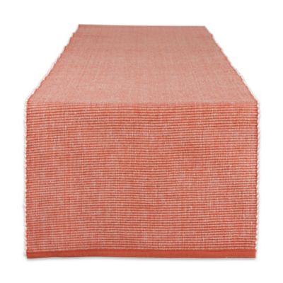Image showing  2-Toned Ribbed Table Runner