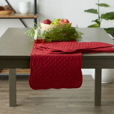Image showing 5 th DII Quilted Farmhouse Table Runner