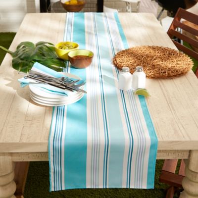 Image showing  Beach House Stripe Table Runner