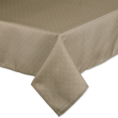Image showing  Stone Tonal Lattice Tablecloth
