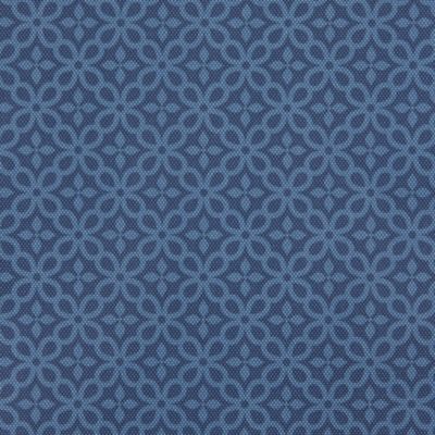 Image showing 9 th DII French Blue Tonal Zipper Tablecloth, 60 in.
