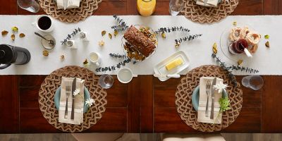 Image showing 8 th DII Ribbed Table Runner