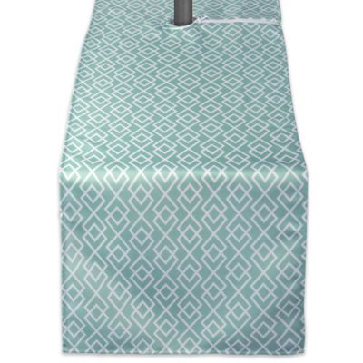 Design Imports Diamond Zipper Table Runner