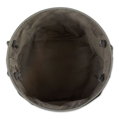 Image showing  Striped with Paw Patch Round Polyester Pet Storage Bin, CAMZ12488