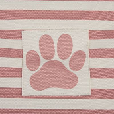 Image showing  Striped with Paw Patch Round Polyester Pet Storage Bin, CAMZ12494