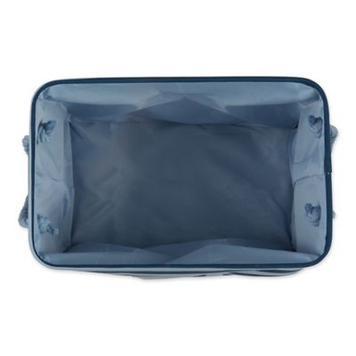 Image showing  Striped with Paw Patch Rectangular Polyester Pet Storage Bin, 15 in. x 18 in. x 18 in.