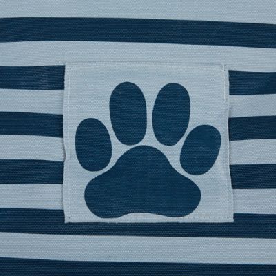 Image showing 4 th Bone Dry Striped with Paw Patch Rectangular Polyester Pet Storage Bin, 15 in. x 18 in. x 18 in.