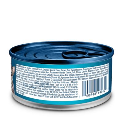 Image showing  Adult Natural Salmon Entree Pate Wet Cat Food, 5.5 oz.
