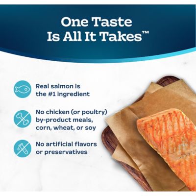 Image showing 5 th Blue Buffalo Tastefuls Adult Natural Salmon Entree Pate Wet Cat Food, 5.5 oz.