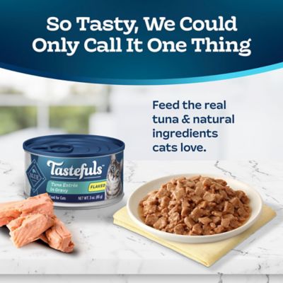 Image showing  Flaked Tuna in Gravy Wet Cat Food, 3 oz.
