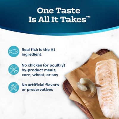 Image showing  Flaked Fish and Shrimp in Gravy Wet Cat Food, 5.5 oz.