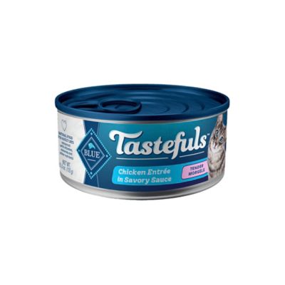 Blue Buffalo Tastefuls Natural Tender Morsels Wet Cat Food, Chicken Entree 5.5 oz.Can Blue Buffalo Tasteful Cat Food