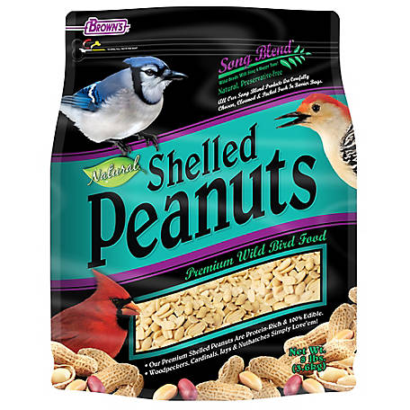 Brown's Song Blend Shelled Peanuts Wild Bird Food, 8 lb.
