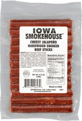 Iowa Smokehouse Hardwood Smoked Jalapeno Beef Sticks, 8.75 oz.