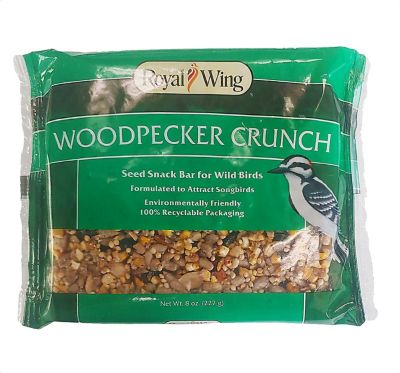 Royal Wing Woodpecker Crunch Bird Treat Seed Bar, 8 oz.