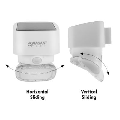 Image showing  2,000 Lumen Solar Wall LED Light, White