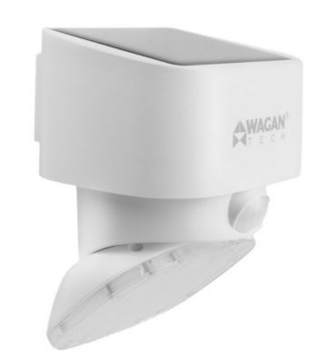 Image showing 10 th Wagan Tech 2,000 Lumen Solar Wall LED Light, White