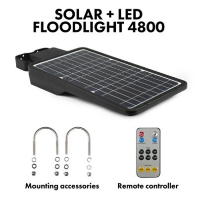 Image showing  4,800 Lumen Solar Floodlight with Remote