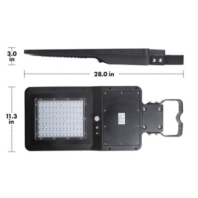 Image showing  4,800 Lumen Solar Floodlight with Remote