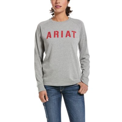 Ariat Women's Rebar Cotton Strong Block Long-Sleeve T-Shirt