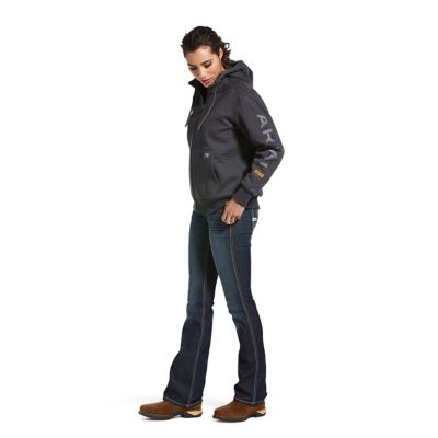 Image showing  Women's Rebar All-Weather Full-Zip Hoodie