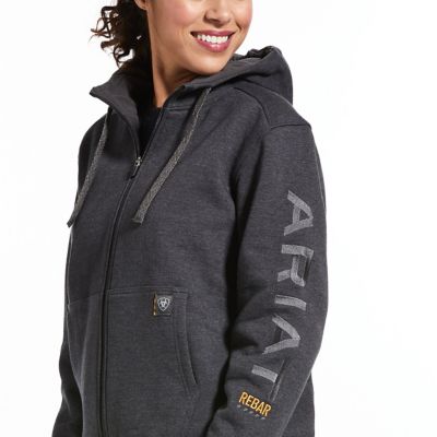 Image showing  Women's Rebar All-Weather Full-Zip Hoodie