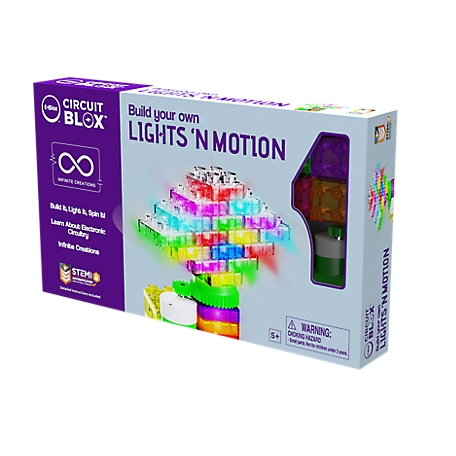 E-Blox Circuit Blox Lights N Motion Building Blocks, 20-Pack, For Ages 8+