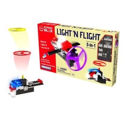 E-Blox Power Blox Light-N-Flight Building Blocks, For Ages 8+