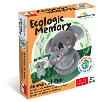 Adventerra Games Animals at Risk Ecologic Memory Game