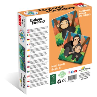 Image showing  Animals at Risk Ecologic Memory Game