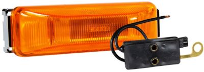 Image showing  4 in. 12V Rectangular Sealed LED Running Board Light, Amber