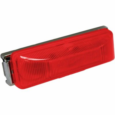 Hopkins Towing Solutions 4 in. 12V Sealed LED Running Board Light, Red