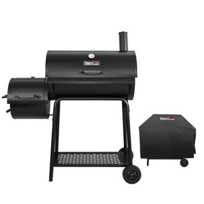 Royal Gourmet Charcoal Grill with Offset Smoker with Cover, 811 sq. in.